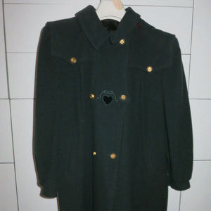 Girls VARCI Coat SZ 8 - Green Made in Italy